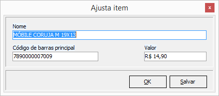 Ajusta produto Ajusta produto